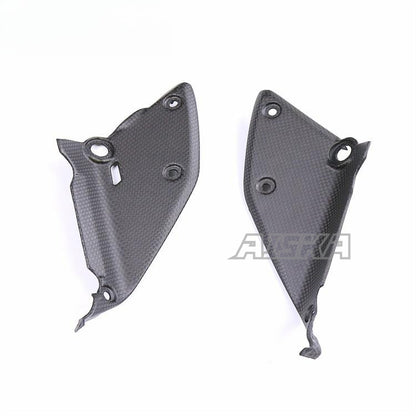 AISKA 100% Dry Carbon Fiber Motorcycle Accessories Side Panel of Intake Cover for Ducati Streetfighter V4 V4S 2020-2022