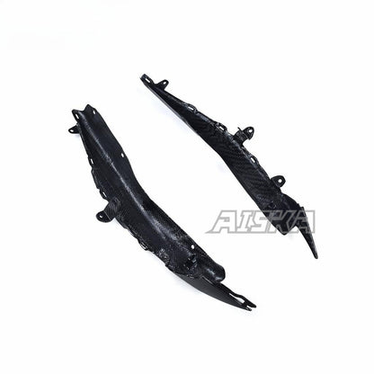 AISKA Motorcycle Carbon Side Panel Accessories Tail Rear Seat Inside Side Cover Panels Fairing for Yamaha R3 2022 2023 2024