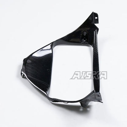 AISKA 100% 3K Carbon Fiber Motorcycle Front Lower V-Panel Radiator Guard Cover for Suzuki GSX1300 R Hayabusa Gen2 2008-2020