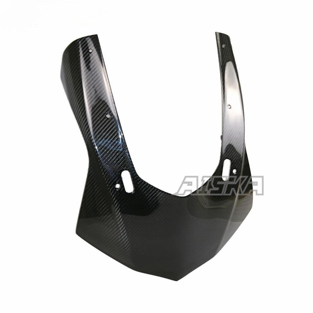 AISKA 100% Full 3K Dry Carbon Fiber Motorcycle Front Headlight Nose Cowl Fairing for Yamaha YZF R1 R1M 2015-2019