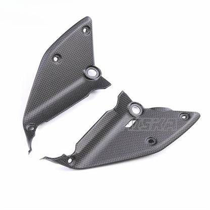 AISKA 100% Dry Carbon Fiber Motorcycle Accessories Side Panel of Intake Cover for Ducati Streetfighter V4 V4S 2020-2022
