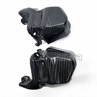 AISKA Motorcycle 3K Dry Carbon Fiber Engine Cover Clutch Cover Small Frame Cover Side Panels for Honda CB650R CBR650R 2019+