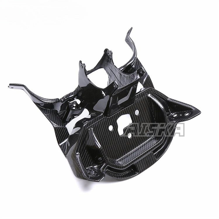 AISKA 100% Pure Carbon Fiber Motorcycle Dashboard Bracket Front Holder Fairing Kits for BMW M1000RR 2023-2024