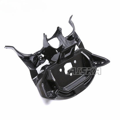 AISKA 100% Pure Carbon Fiber Motorcycle Dashboard Bracket Front Holder Fairing Kits for BMW M1000RR 2023-2024