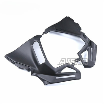 AISKA 100% Dry Carbon Fiber Parts Motorcycle  Side of Fuel tank Cap for DUCATI Multistrada V4 1100 2021+