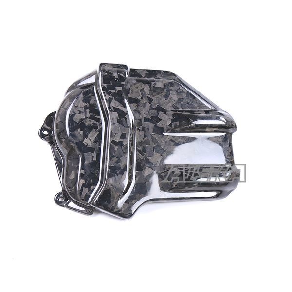 AISKA Dry Carbon Fiber Motorcycle Accessories Engine protection Cover for Ducati Panigale  V4 V4S V4R 2018-2024