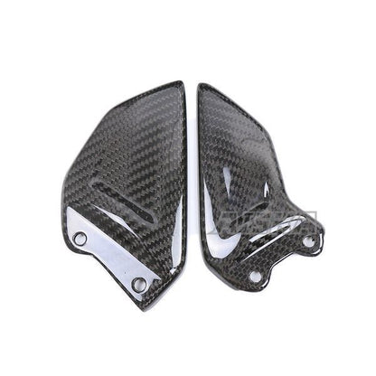 AISKA 3K Dry Carbon Fiber Motorcycle Heel Guards Rear Heel Plate Covers Protector for Honda CBR1000RR-R 2021 2022 2023 2024