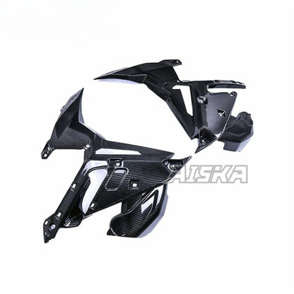 AISKA 100% 3K Full Carbon Fiber Twill Weave Motorcycle Side Panels Spoiler Fairings for BMW S1000R M1000R 2021-2025