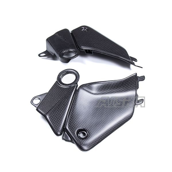 AISKA 100% 3K Full Dry Carbon Fiber Motorcycle Fuel Tank Side Panel Cover Fairing for Ducati Panigale V4 V4S 2025