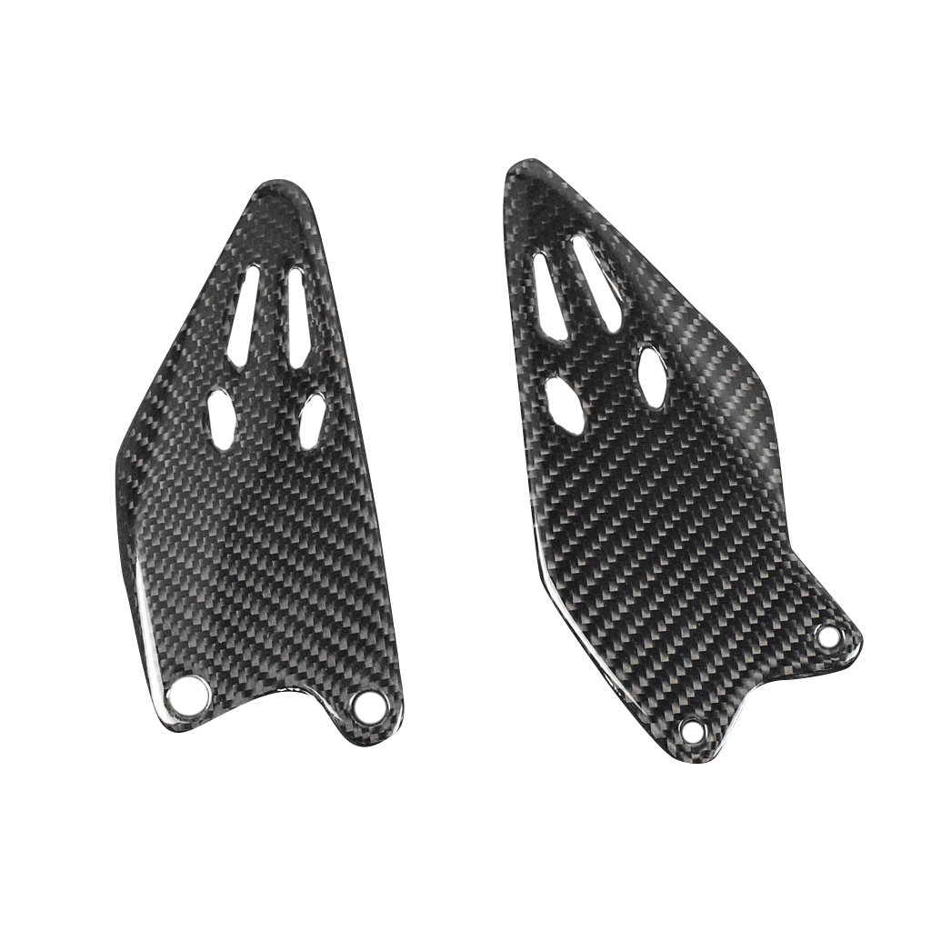 AISKA Kawasaki Ninja ZX-6R 2019-2025 Carbon Fiber Heel Guards