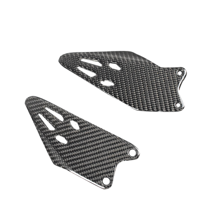 AISKA Kawasaki Ninja ZX-6R 2019-2025 Carbon Fiber Heel Guards