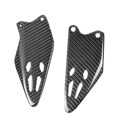 AISKA Kawasaki Ninja ZX-6R 2019-2025 Carbon Fiber Heel Guards