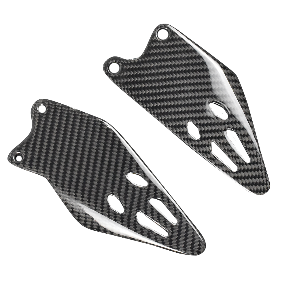 AISKA Kawasaki Ninja ZX-6R 2019-2025 Carbon Fiber Heel Guards