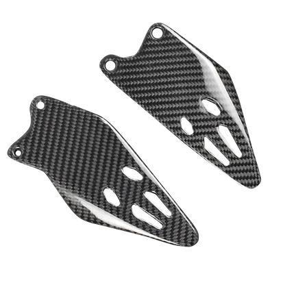 AISKA Kawasaki Ninja ZX-6R 2019-2025 Carbon Fiber Heel Guards