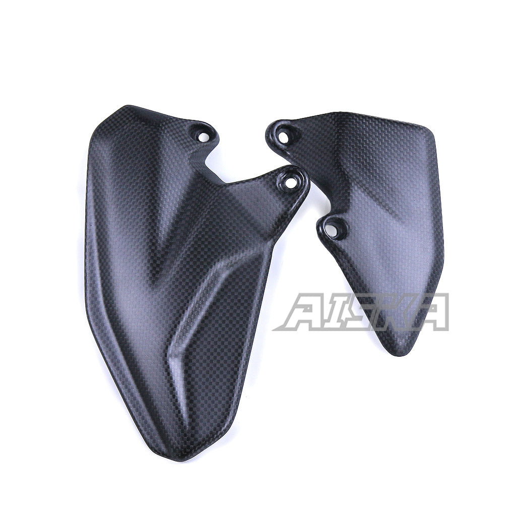 AISKA Ducati Multistrada V4 2021-2023 Carbon Fiber Heel Plates
