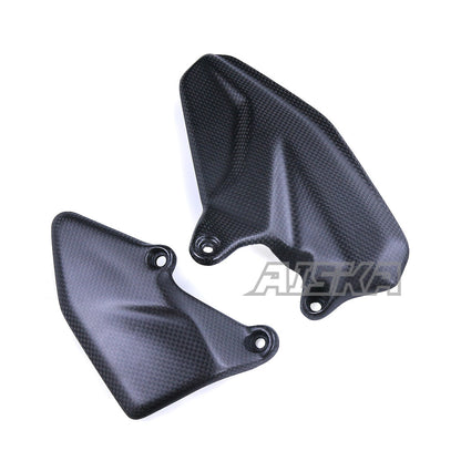 AISKA Ducati Multistrada V4 2021-2023 Carbon Fiber Heel Plates