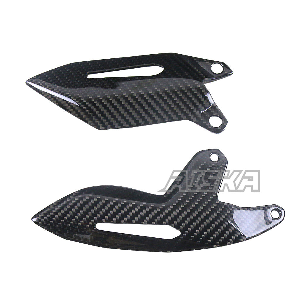 AISKA Kawasaki Ninja H2 H2R 2015-2024 Carbon Fiber Heel Guards
