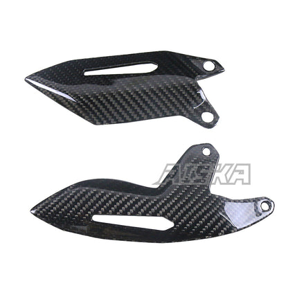 AISKA Kawasaki Ninja H2 H2R 2015-2024 Carbon Fiber Heel Guards