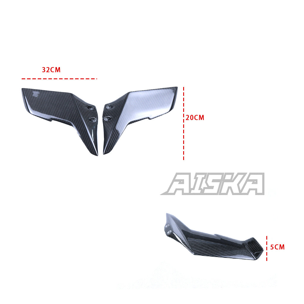 AISKA Kawasaki Ninja H2 H2R 2015-2024 Carbon Fiber Upper Winglets