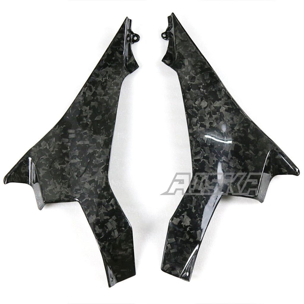 AISKA Kawasaki Ninja 400 2018-2024 Carbon Fiber Fuel Tank Side Panel