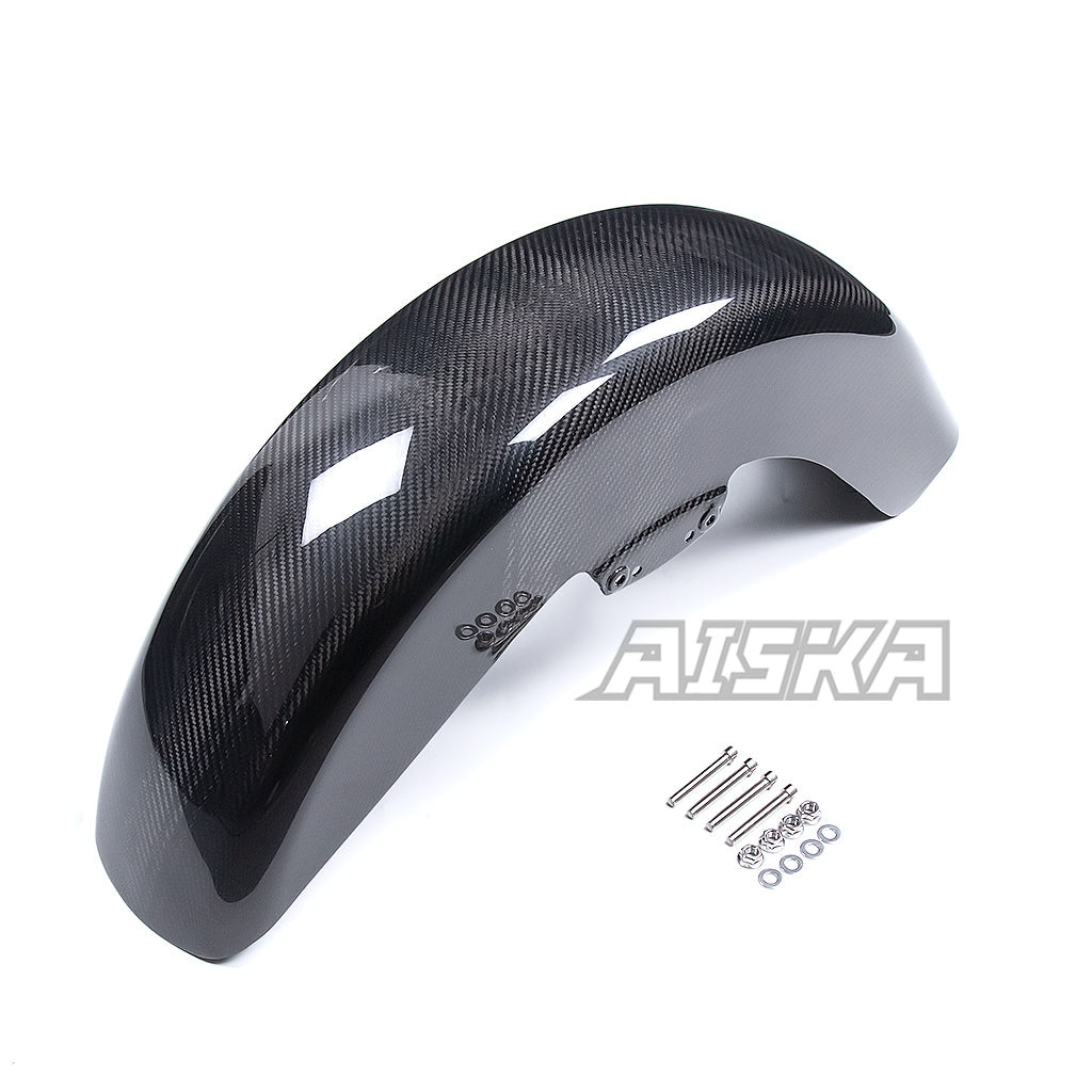 AISKA Harley Davidson Touring Street Glide Road King Road Glide 2014-2024 Carbon Fiber Front Fender