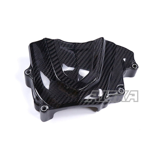 AISKA Kawasaki Ninja ZX-6R 2019-2025 Carbon Fiber Sprocket Cover