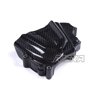 AISKA Kawasaki Ninja ZX-6R 2019-2025 Carbon Fiber Sprocket Cover