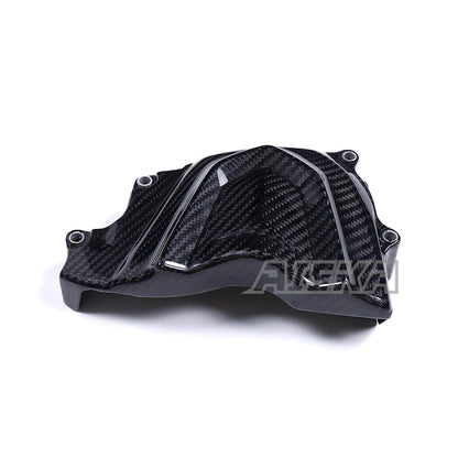 AISKA Kawasaki Ninja ZX-6R 2019-2025 Carbon Fiber Sprocket Cover