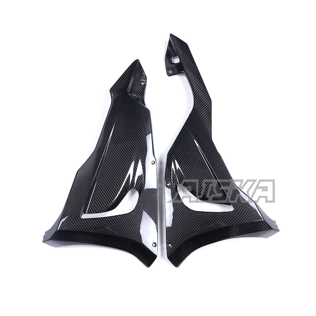 AISKA Kawasaki Ninja ZX-6R 2024+ Carbon Fiber Lower Belly Pan Fairing