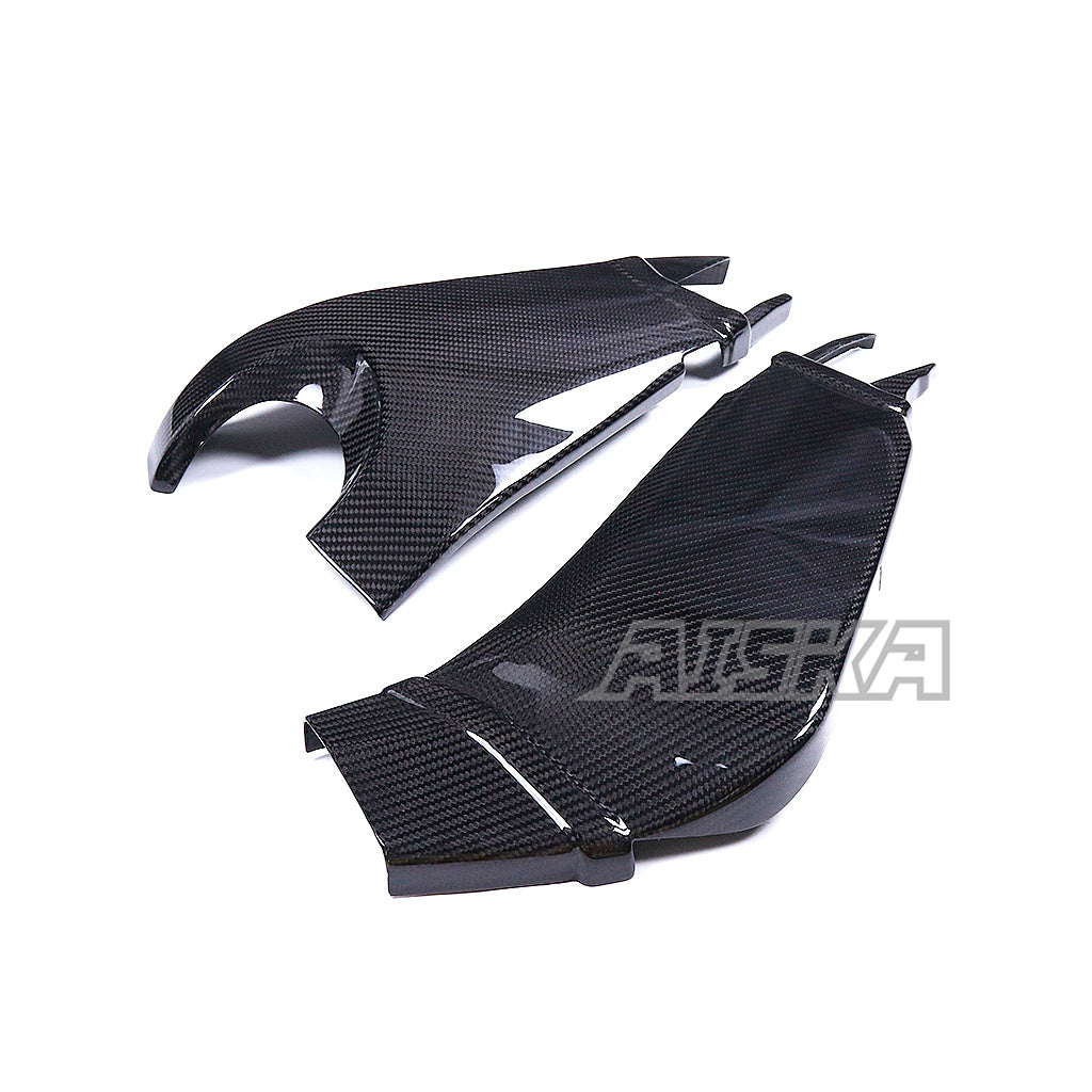 AISKA Kawasaki Ninja ZX-6R 2019-2025 Carbon Fiber Rear Swingarm Cover