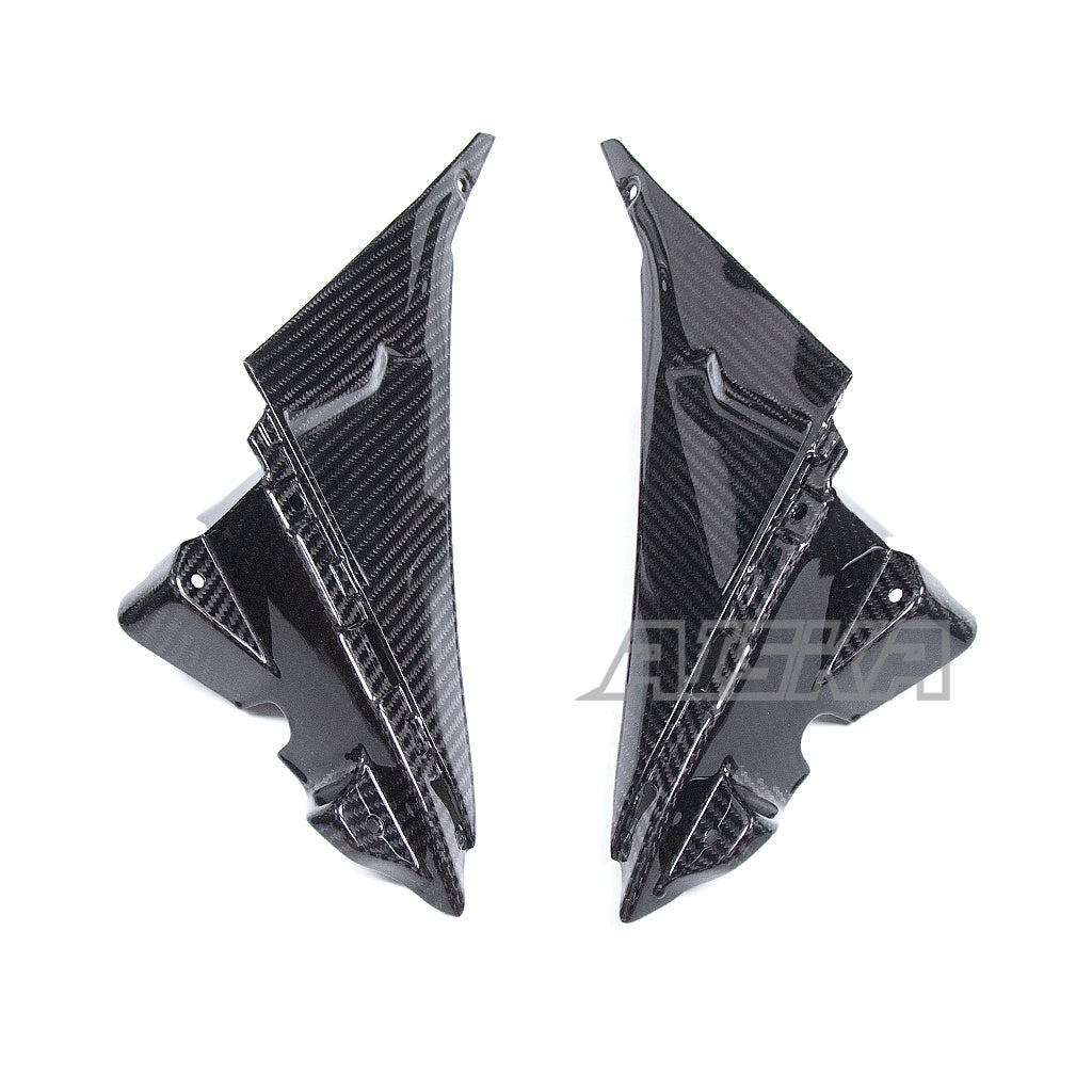 AISKA Kawasaki Ninja ZX-6R 2024+ Carbon Fiber Inner Side Panels