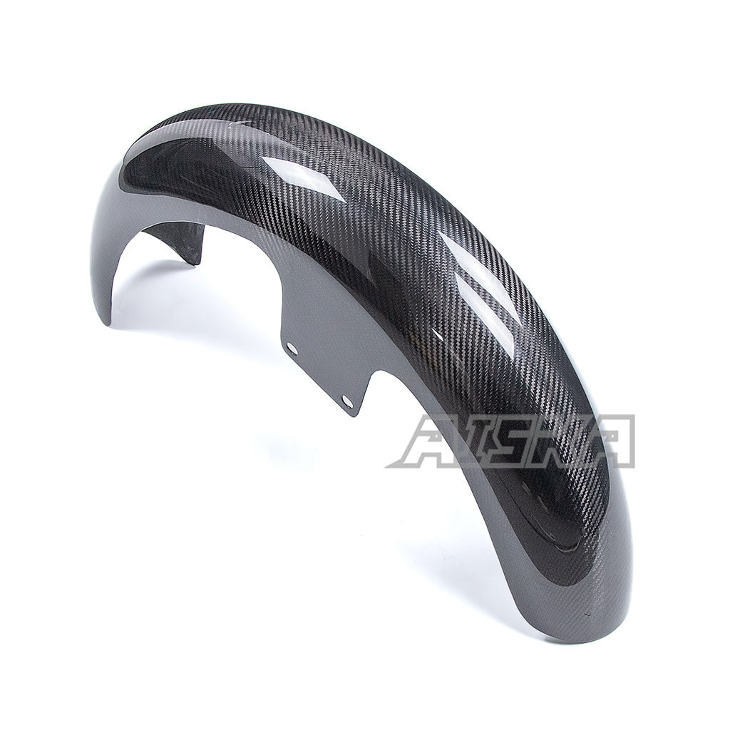 AISKA 21" Harley Davidson Touring Street Glide Road Glide Road King Custom Baggers Carbon Fiber Front Fender