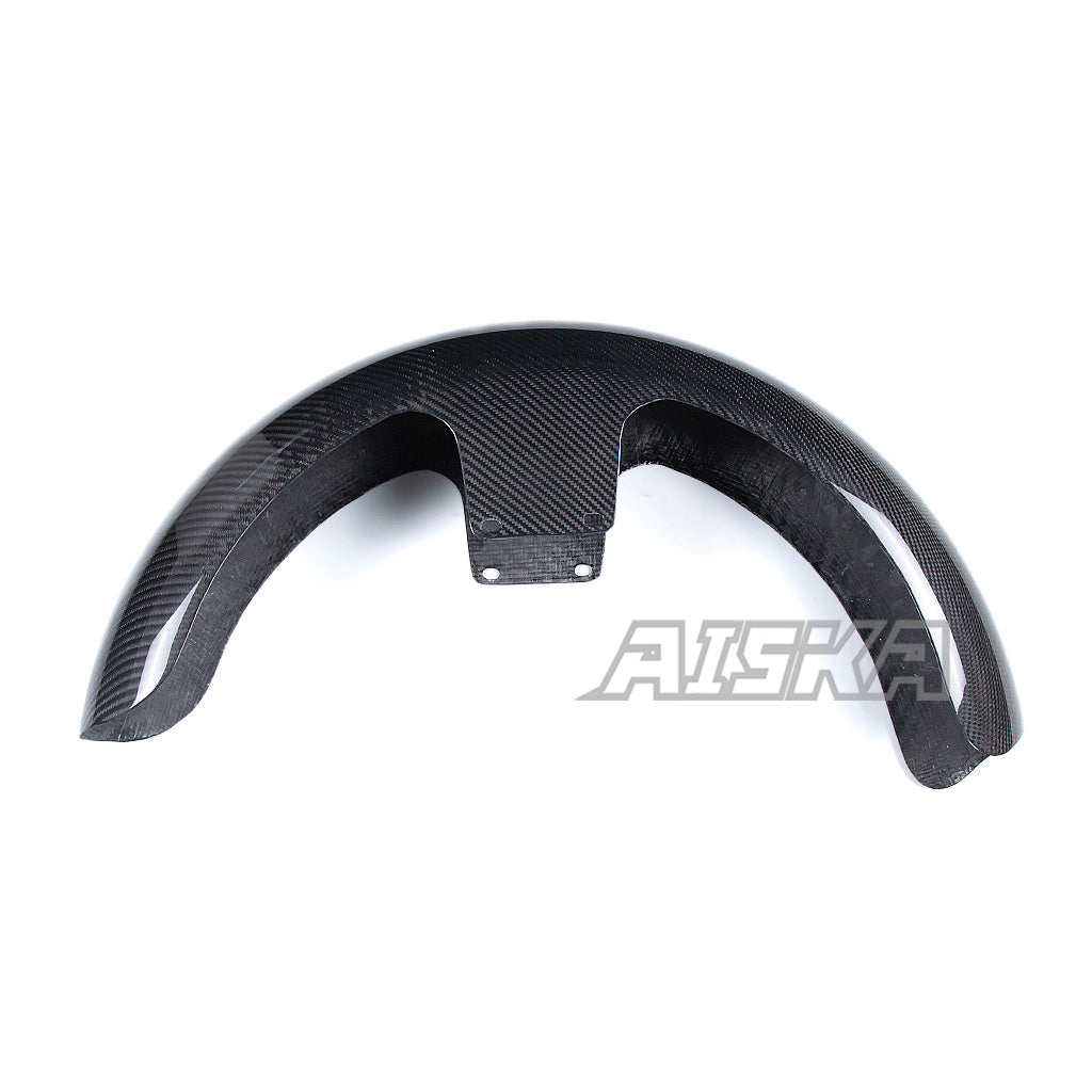 AISKA 19" Harley Davidson Touring Street Glide Road Glide Road King Custom Baggers Carbon Fiber Front Fender