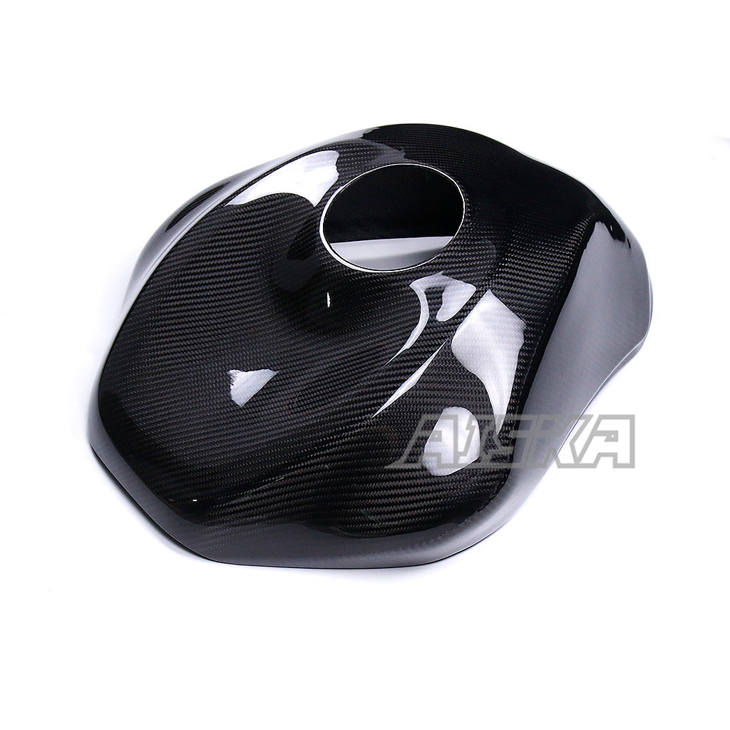 AISKA Kawasaki Ninja ZX-6R 2019-2025 Carbon Fiber Fuel Tank Cover