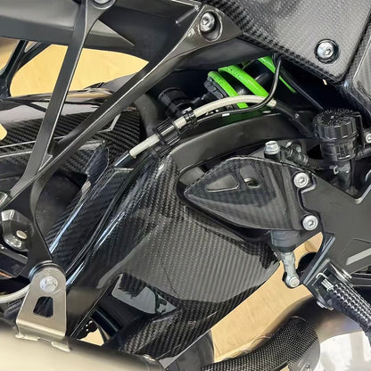 AISKA Kawasaki Ninja ZX10R ZX-10R 2016-2020 Carbon Fiber Heel Plates