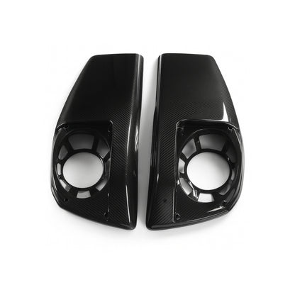 AISKA Harley Davidson Touring Street Glide Road King 2023.5+ Carbon Fiber Saddlebag Lids with Speakers