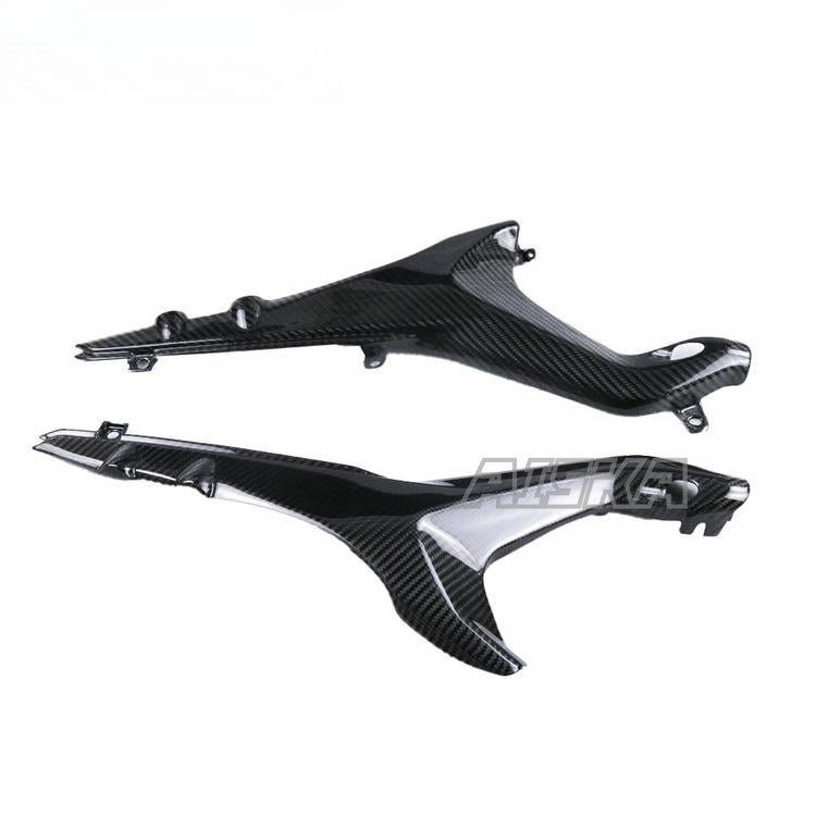 AISKA Twill Weave 100% 3K Full Carbon Fiber Motorcycle Seat Side Panel Fairing for DUCATI Streetfighter V4 V4S 2019-2023