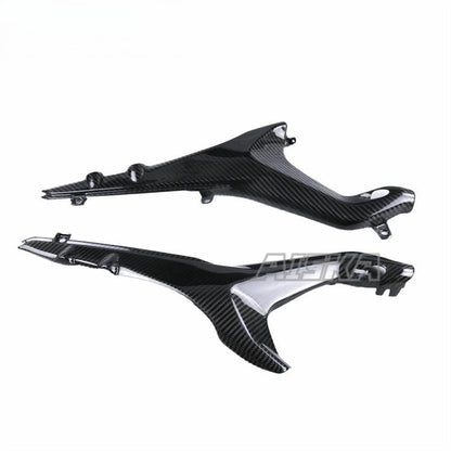 AISKA Twill Weave 100% 3K Full Carbon Fiber Motorcycle Seat Side Panel Fairing for DUCATI Streetfighter V4 V4S 2019-2023