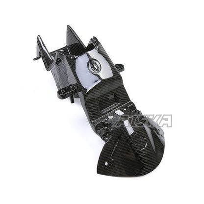 AISKA 3K Dry Carbon Fiber Motorcycle Front Headlight Air Intake Duct Cover for Kawasaki Ninja ZX10R ZX-10R 2021 2022 2023 2024