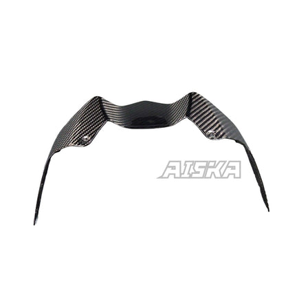AISKA 3K Dry Carbon Fiber Motorcycle Accessories Front Beak Nose Cone Extension Fairing for Kawasaki Z900 2017 2018 2019