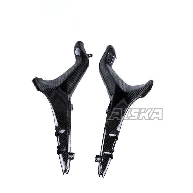 AISKA Twill Weave 100% 3K Full Carbon Fiber Motorcycle Seat Side Panel Fairing for DUCATI Streetfighter V4 V4S 2019-2023