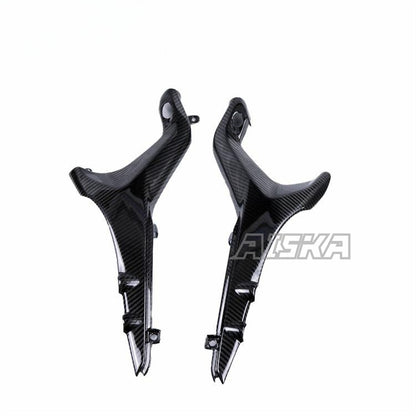 AISKA Twill Weave 100% 3K Full Carbon Fiber Motorcycle Seat Side Panel Fairing for DUCATI Streetfighter V4 V4S 2019-2023
