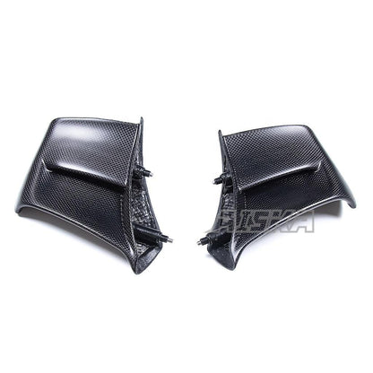AISKA 100% 3K Full Dry Carbon Fiber Motorcycle Winglets Air Deflector for Ducati Panigale V4 V4S 2025