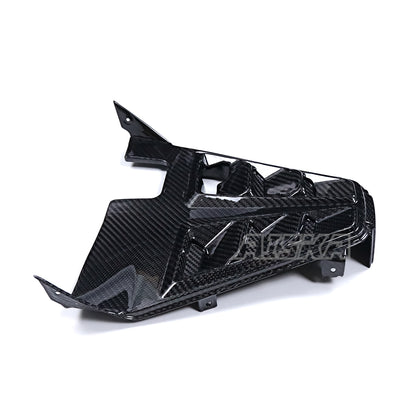AISKA 100% 3K Twill Glossy Dry Carbon Fiber Lower Radiator Surround Cover for Aprilia RS457 2023 2024 2025