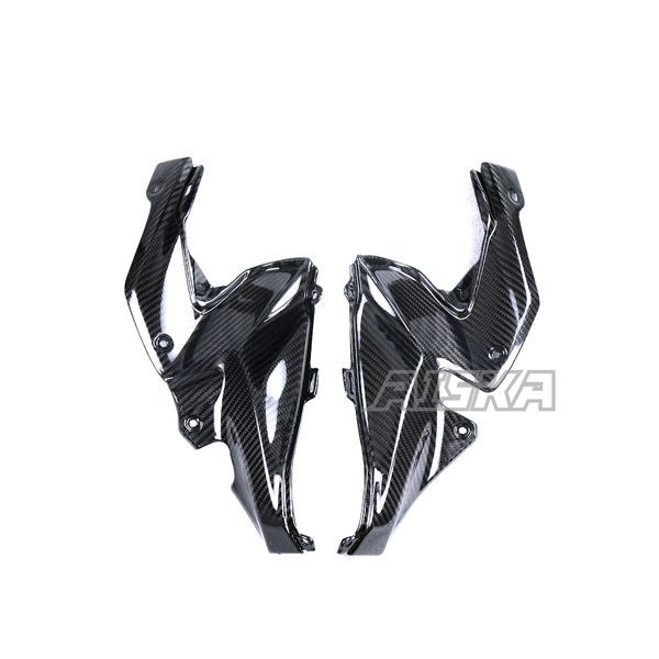 AISKA 3K Dry Carbon Fiber Motorcycle Accessories Tank Side Front Upper Inner Panels Fairing for Kawasaki Z900 2020-2024