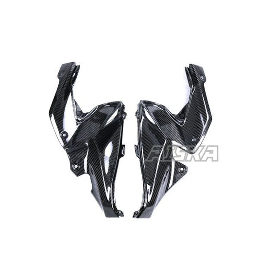 AISKA 3K Dry Carbon Fiber Motorcycle Accessories Tank Side Front Upper Inner Panels Fairing for Kawasaki Z900 2020-2024
