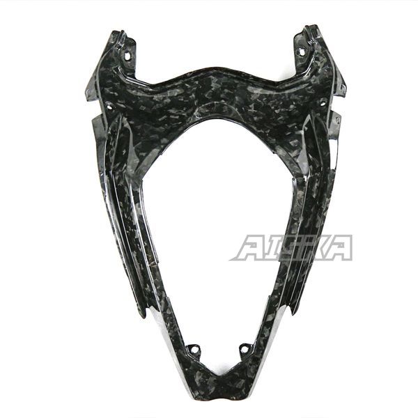 AISKA 100% 3K Dry Carbon Fiber Motorcycle Accessories Rear Seat Tail Cover Panel Fairing for Kawasaki Ninja 400 2018-2024