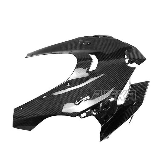 AISKA 3K Dry Carbon Fiber Motorcycle Accessories Front Nose Headlight Fairing Cowl for Kawasaki Ninja ZX10R ZX-10R 2016-2020