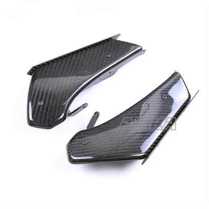 AISKA 100% 3K Carbon Fiber Accessories Motorcycle Side Panels Fixed Wings Winglets for BMW S1000RR 2019-2022