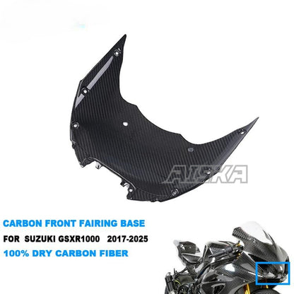 AISKA New Arrive in Stock GSX-R 1000 Carbon Fiber Fairings Motorcycle Front Fairing Base for Suzuki GSXR1000 2017-2025